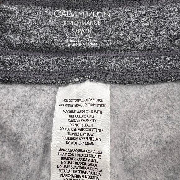 Calvin Klein Performance Jogger Sweat Pants Heather Gray Women's Size S - Picture 4 of 10